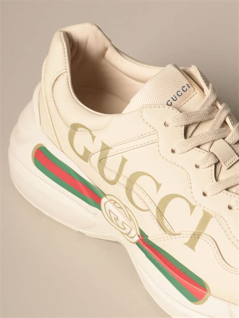 gucci leather sneakers.